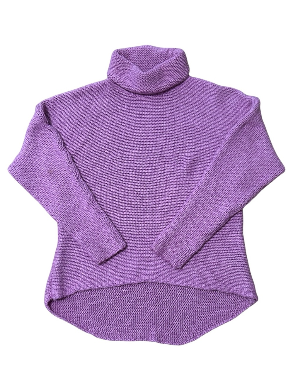 Lauren Ralph Lauren Wool Cashmere Blend Chunky Knit Turtleneck Sweater Size XL